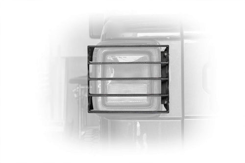 Tail Light Guards DV8 Offroad for The 2018-2024 Jeep Wrangler JL & 2021-2024 Wrangler 4Xe | Superior Trail Protection | Stainless Steel Construction | Black Finish