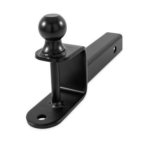Boar Black UTV ATV Multi-Hitch - Features 2” Hitch Ball, 2” Shank - 9” (L) Shank - Hitch Ball has 2” Rise & Rated for 2,000lbs - Use w/Utility Trailers, Tow Straps & Other ATV Accessories (66081)