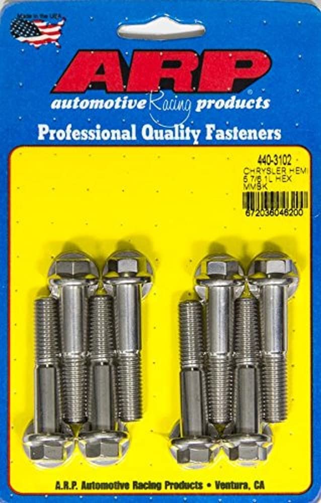 Motor Mount ARP 440-3102 Bolt Kit (6pt Mopar 5.7/6.1L Hemi)