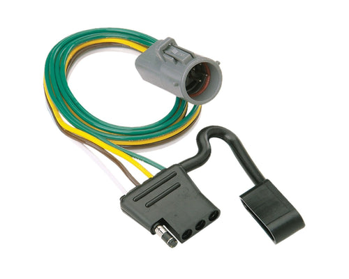 Tekonsha Tow Harness 118241,4-Way Flat,Compatable with 1995-2001 Ford,1998-1999 Ford Ranger,1998-2001 Mazda B2500,1998-2001 Mazda B3000,1998-2001 Mazda B4000,Mercury Mountaineer YELLOW GREEN
