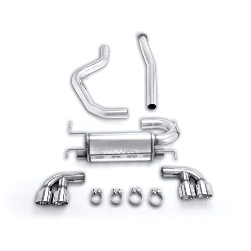 Performance MagnaFlow Exhaust System 16824: Cat-Back, Street Series, Compatible with 2008-2014 Subaru Impreza