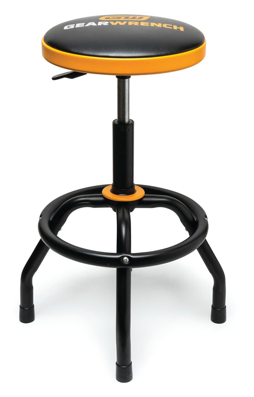 Adjustable GEARWRENCH Height Swivel Shop Stool, 26" To 31" - 86992