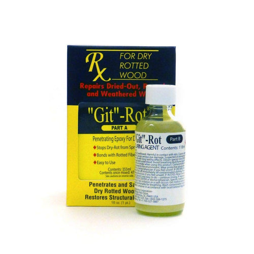 Git-Rot Boat Life Penetrating Epoxy Pt. Kit clear, 16 oz