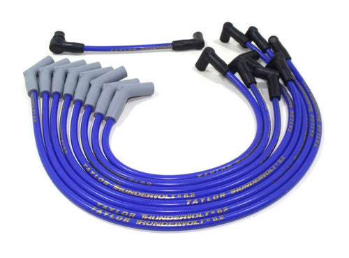Thundervolt 8.2 Taylor Cable custom 8 cyl blue