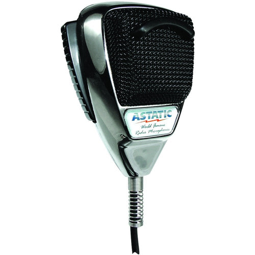 4-Pin ASTATIC Noise-Cancelling Microphone (Chrome) 302-10187