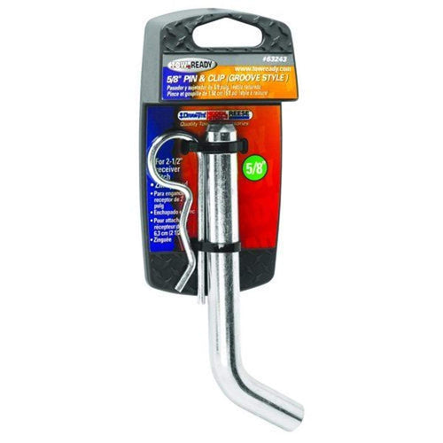 5/8" Grooved Style Hitch Pin and Clip Tow Ready 63243 (Titan® 2-1/2" Sq. Receivers)