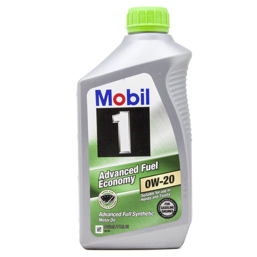 0W-20 Mobil 1 Advanced Fuel Economy Synthetic Motor Oil - 1 Quart 98KF98