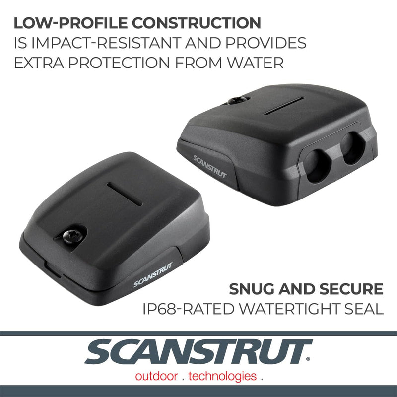 Scanstrut Double DS-HD10-BLK Horizontal Cable Seal - Black
