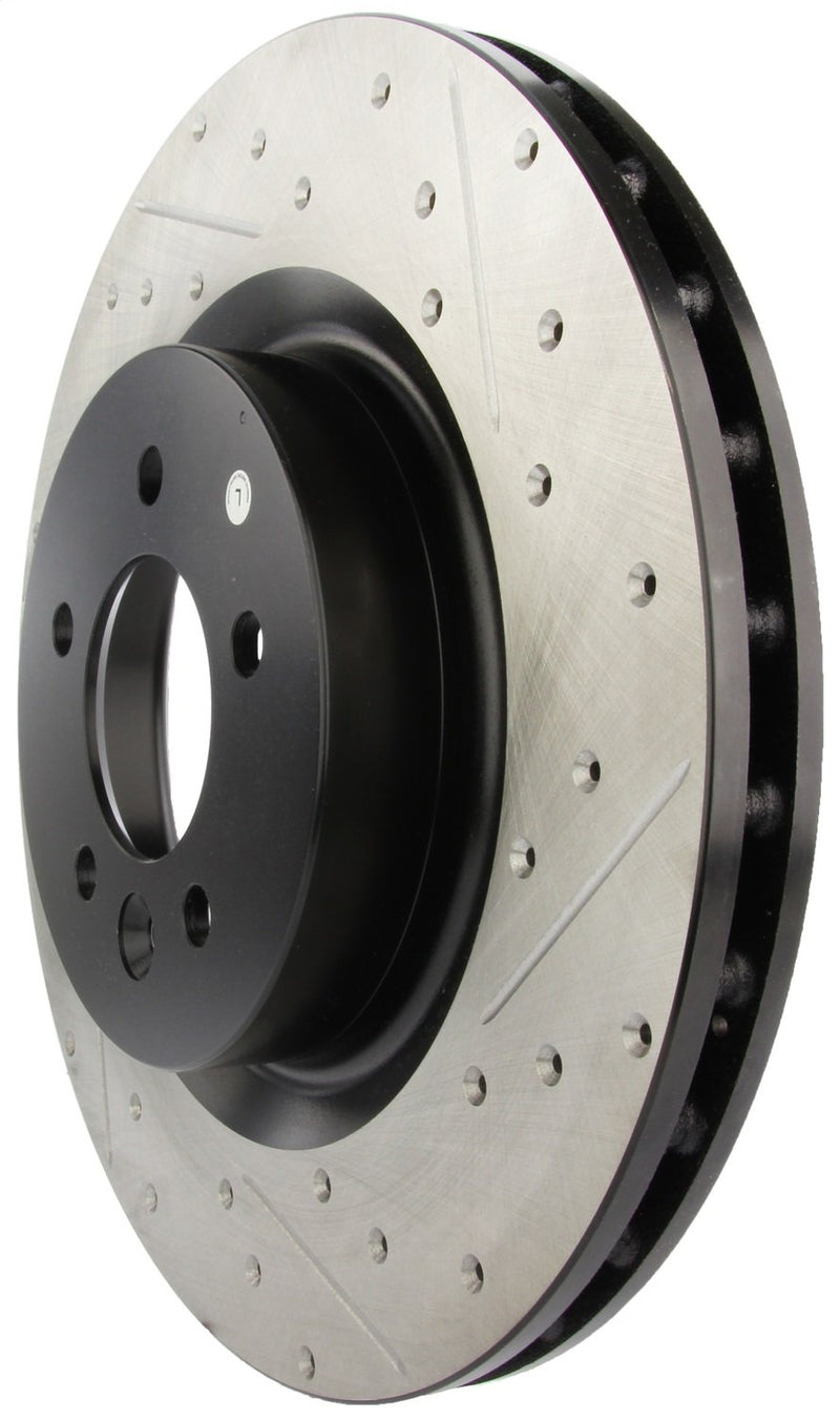 Sport Drilled/Slotted Brake Rotor StopTech 127.22011L (Front Left), 1 Pack