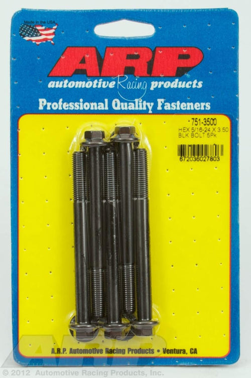 Hex ARP (751-3500) Oxide Bolt, Black