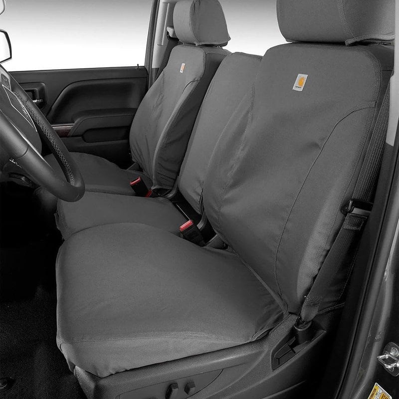 Carhartt Custom SeatSaver Front Row Seat Covers - Gravel