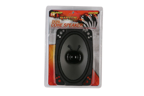 4X6in Dual Cone Speaker with Installbay 4x10in Adaptor (AW-646SP)