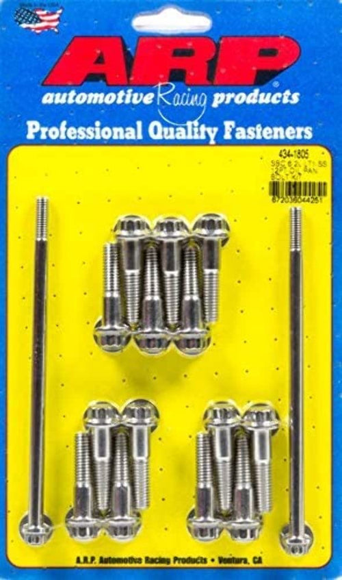 Oil Pan ARP 434-1805 Bolt Kit (SB Chevy 6.2L LT1 SS 12pt oil pan)