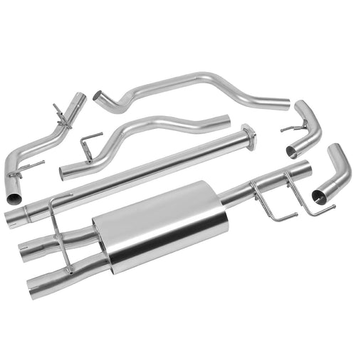 MFCAT2-F15015 SPEC-D TUNING 4 Door Catback Exhaust- Fit All 2.7L 3.5L 5.0L Models 15-17 Ford F150