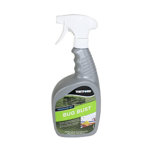 RV Bug Bust Premium - Sun-Baked Bugs Cleaner, Safe On RVs, Cars, Boats, Motorcycles - 32 oz - Thetford 32613
