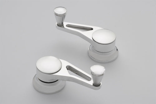 Polished Lokar IDH-2019 Aluminum Vent Window Crank for GM - Pair