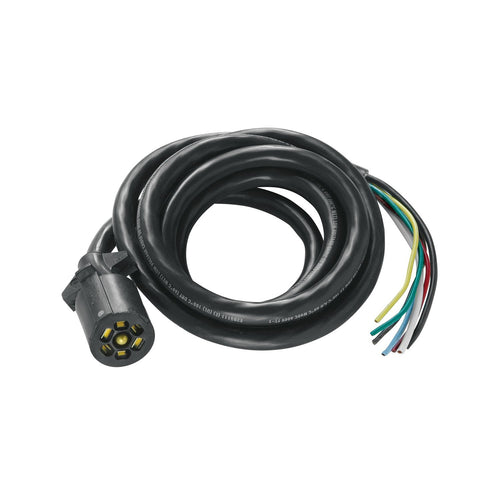 7-Way Bragman Molded Trailer End Connectors with 6-Feet Cable