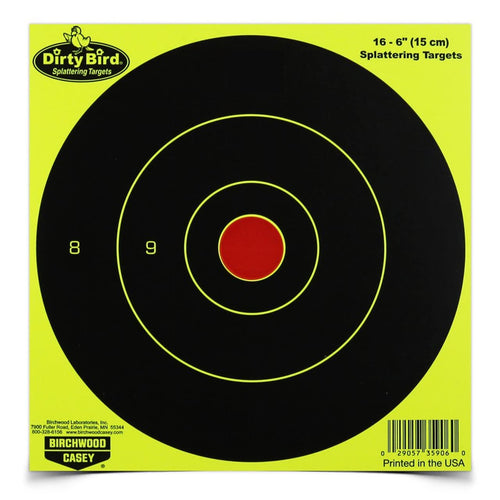 Dirty Bird Birchwood Casey Chartreuse 6" 16 Pack