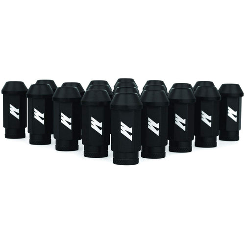 Mishimoto Aluminum Competition MMLG-125-BK Black (M12 x 1.25 Thread Size) Lug Nut