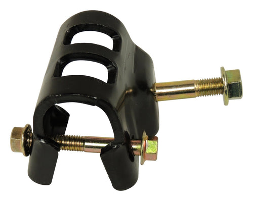Automotive Crown Steering Stabilizer Bracket, Black, Zinc