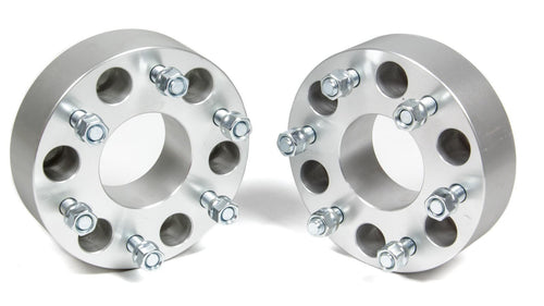 2" Rough Country Wheel Spacer (fits) 88-20 Chevy Silverado GMC Sierra 1500 | 92-20 Tahoe | Yukon Suburban | 6x5.5 | 1101, Aluminum