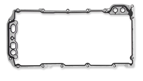 Oil Pan Gasket Mr. Gasket 61060G - Molded Rubber with aluminum Carrier