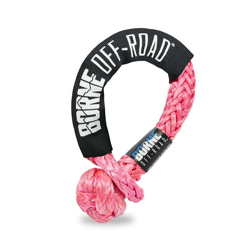 Borne Off-Road Mishimoto Soft Shackle, 7/16", Hot Pink
