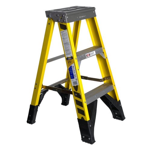 7303 Werner 375-Pound Duty Rating Type IAA Fiberglass Stepladder, 3-Foot