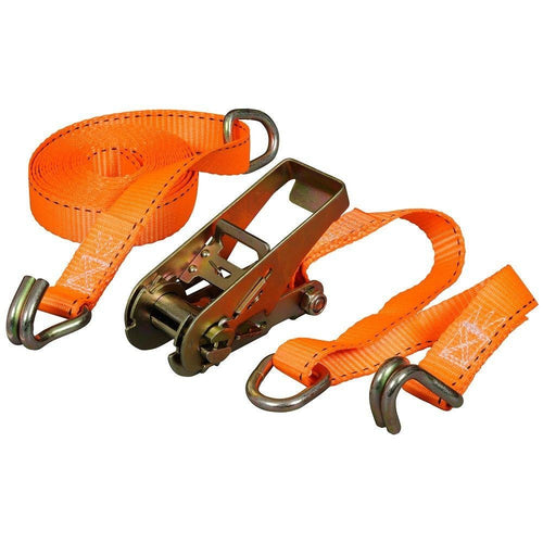 15' Keeper Corporation Ratchet Tie-Downs With Double-J Hooks & D-Ring (8 pack) 89515-10
