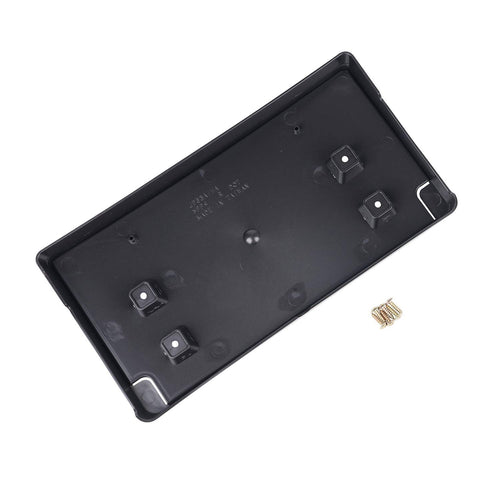 12040.42 | Omix-Ada | Front Steel Bumper License Plate Bracket | OE Reference: 68295610AA | Fits 2018-2024 Jeep Wrangler JL