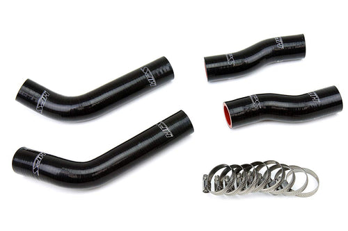 Black HPS 57-1315-BLK Silicone Front Radiator Coolant Hose Kit