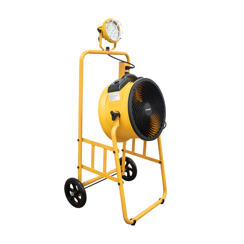 Dock Fan XPOWER FA-300K6 With Trolley and Light (Yellow)