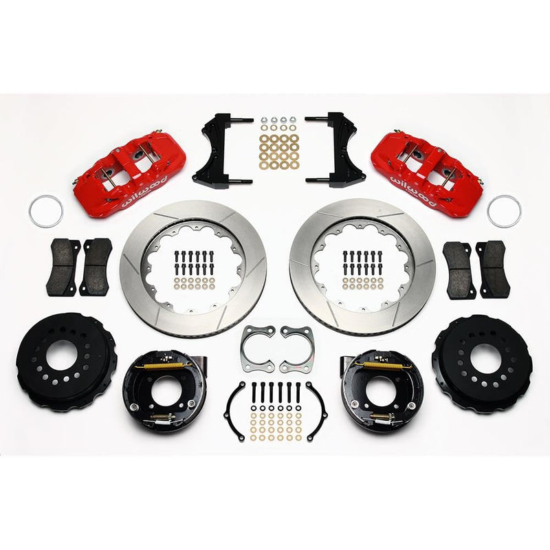 Red AERO4 Rear P-Brake Kit,14.00"