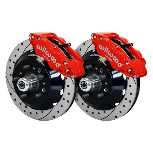 Front Hub Kit FNSL6R, 14.00", Drill, Red