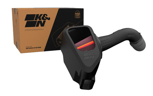 NextGen K&N Cold Air Intake System: High-Flow Cotton Filter: Compatible with 2020-2025 Chevrolet/GMC: Silverado 2500 & 3500, Sierra 2500 & 3500, 50-3103