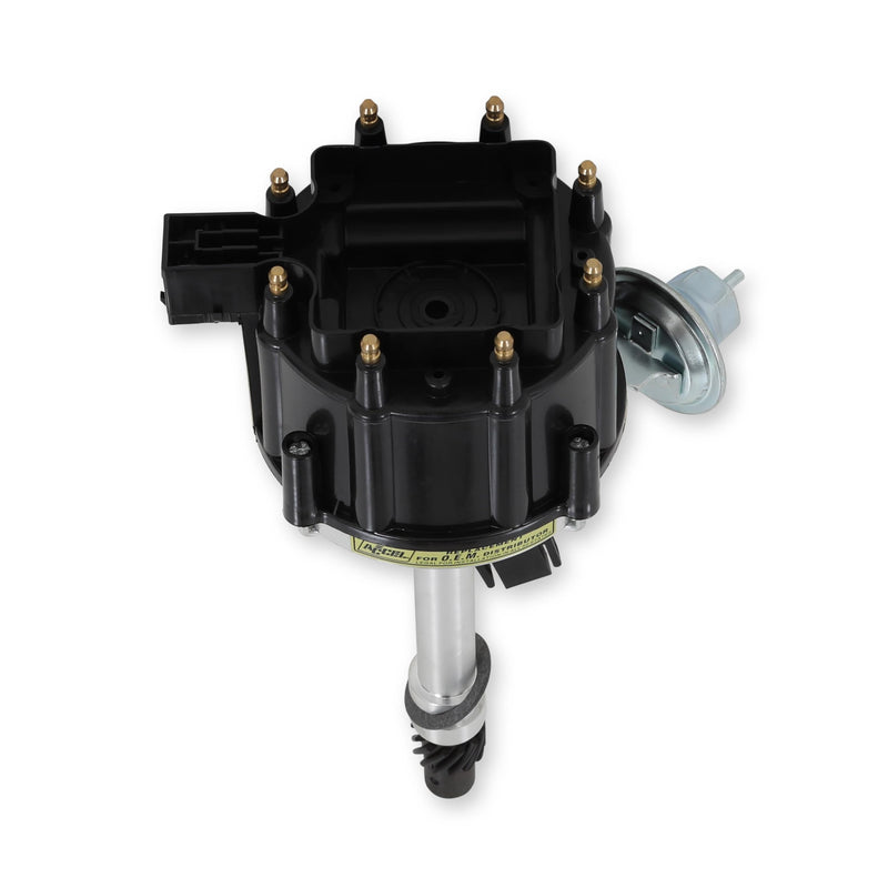 Ready to Run ACCEL 59107K Black Cap Distributor-No Coil HEI