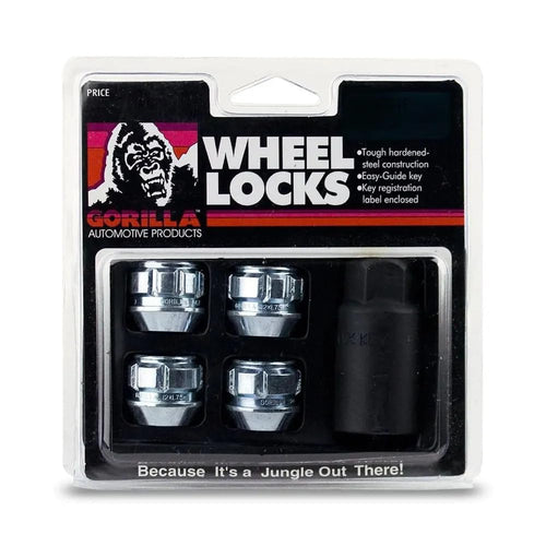 Gorilla 78681N Automotive Acorn Open End Wheel Locks (1/2" Thread Size)