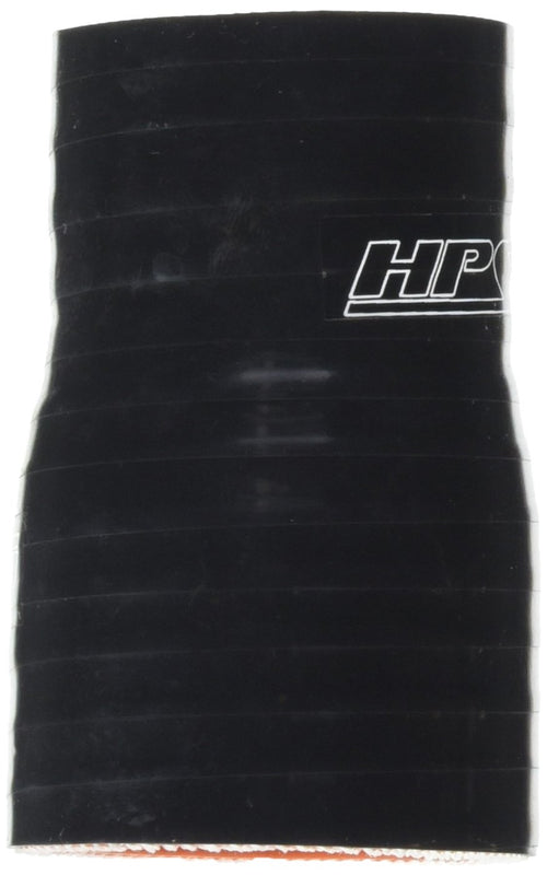 HPS Silicone HTSR-138-162-BLK High Temperature 4-ply Reinforced Reducer Coupler Hose, 100 PSI Maximum Pressure, 3" Length, 1-3/8" > 1-5/8" ID, Black