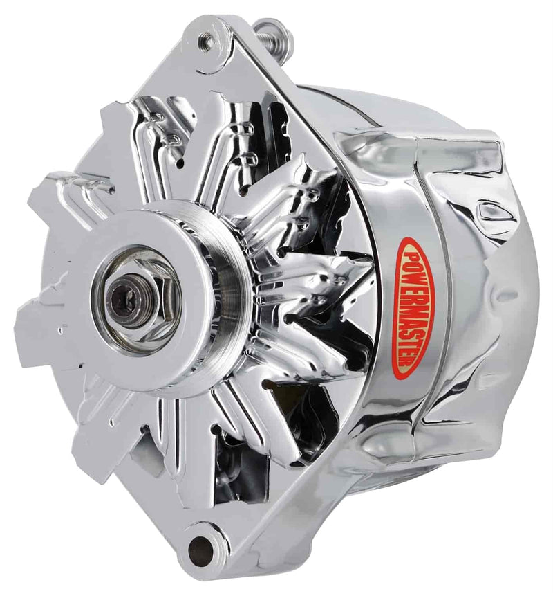 Alt Powermaster GM 12SI Chrome 100A Smooth Look™ 1V Pulley 1 or 3 Wire