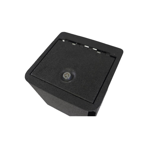 Center Console Safe Black Black Horse Compatible with 2022-2024 Jeep Grand Cherokee | 2022-2024 Jeep Wagoneer-ASJG22