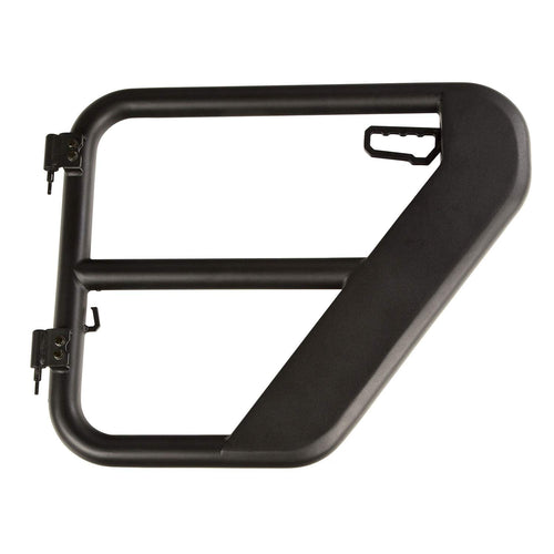 Fortis Tube Doors Rugged Ridge for Jeep Wrangler/Gladiator | Steel, Black | 11509.14 | Fits 2018-2025 Jeep Wrangler JL; 2020-2025 Jeep Gladiator JT