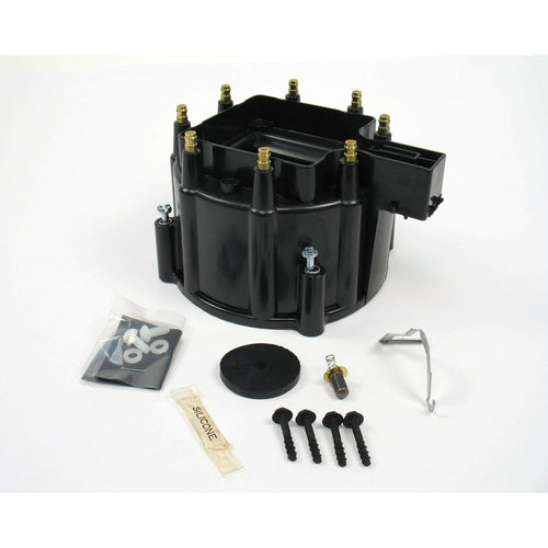 Flame-Thrower Black HEI Distributor Cap Pertronix D4050