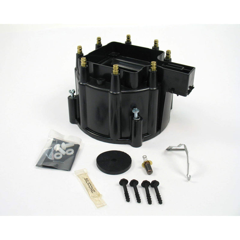 Flame-Thrower Black HEI Distributor Cap Pertronix D4050