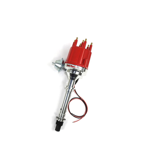 Billet Distributor Pertronix D107711 (GM 90 deg V6 Red Male Cap)