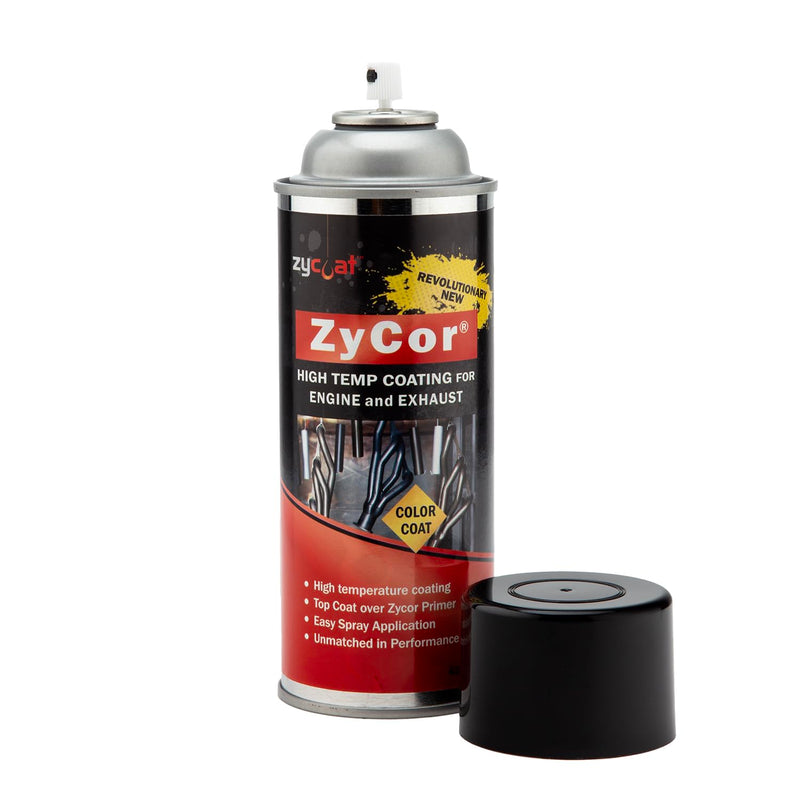 ZyCoat 19013 ZyCor DIY High Temperature Aerosol Coating - Bitchin Black Color Coat, 13 Ounce