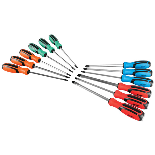 12Pc Performance Tool Go-Thru Screwdriver Set W1741