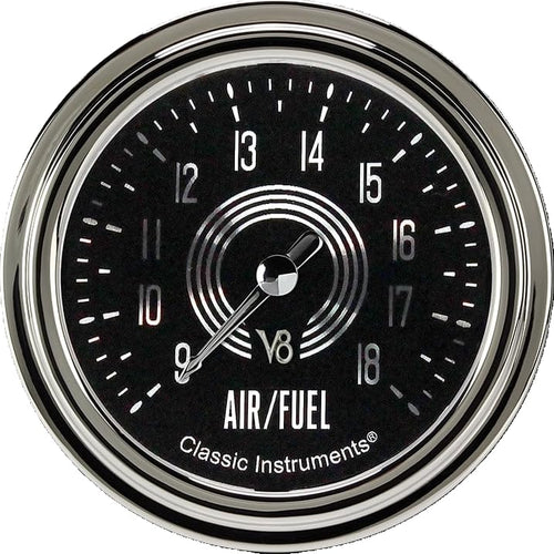 V8SR394SLC Classic Instruments V8 Speedster 2 5/8" Air/Fuel Ratio Gauge Full Sweep