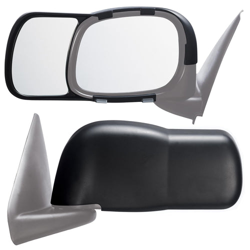 K SOURCE 80700 Snap & Zap Custom Fit Towing Mirror for 2002-2008 Ram 1500, Patented