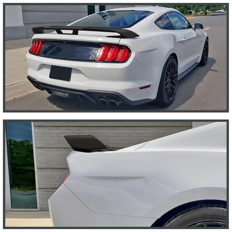 GT500 Style Spec-D Tuning Matte Black ABS Rear Trunk Spoiler for 2015-2022 Ford Mustang Models