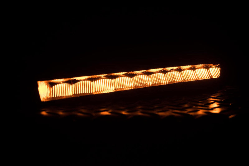 Performance Profile Pivot, (4 pc) Sequential Switchback, White & Amber Chips on Aluminum Board (1x LED163)